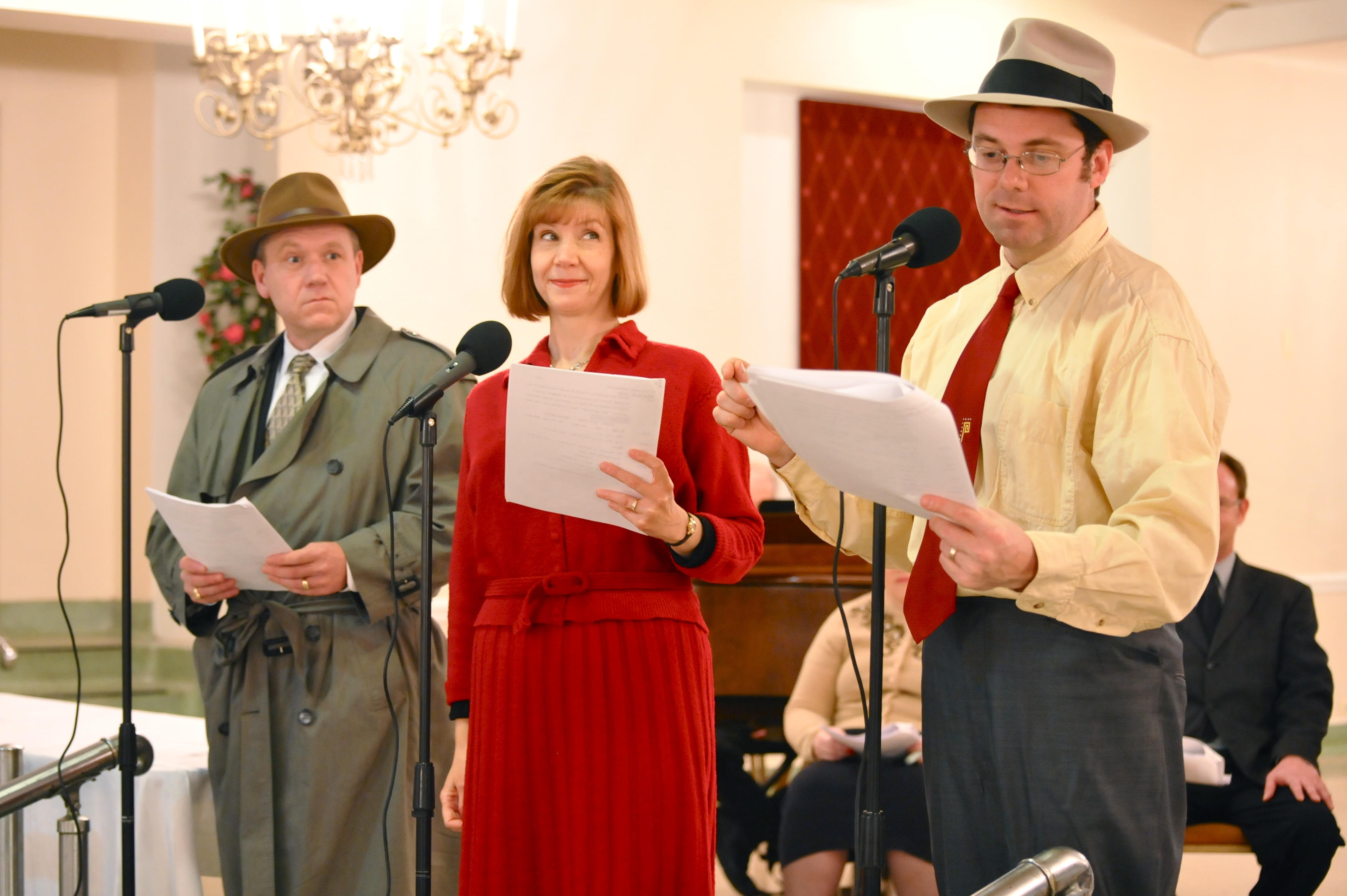 Those Thrilling Days of Yesteryear perform "The New York Strip" at the Oak Park Arms retirement community. 